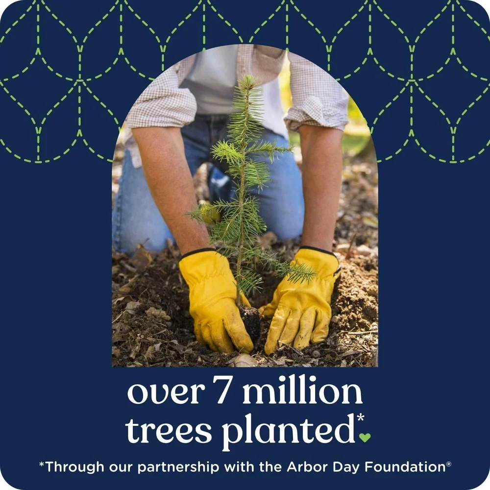 ورق تواليت فائق النعومة وقوي 12 لفة ميجا 2 طبقات صديق للبيئة ومستدام وقوة مريحة وصرفية آمنة 5X أقوى ومتينة