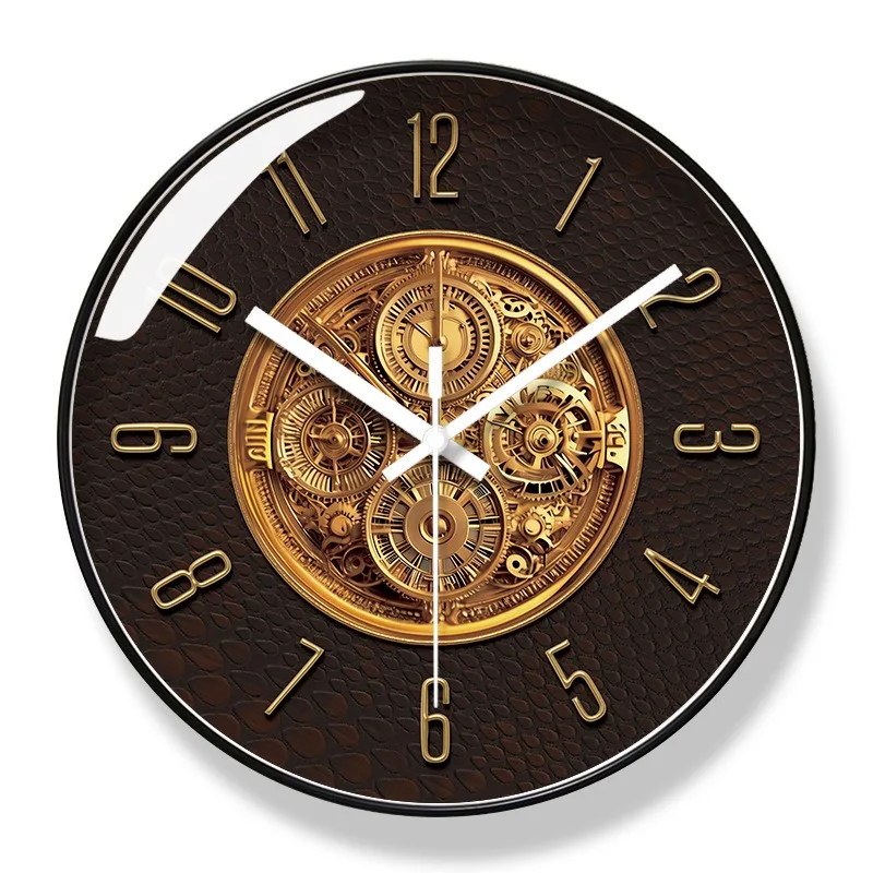 European Style Wall Clocks Modern Design Silent Creative Clock Light Luxury Living Bedroom Room Wall Watch Decorations