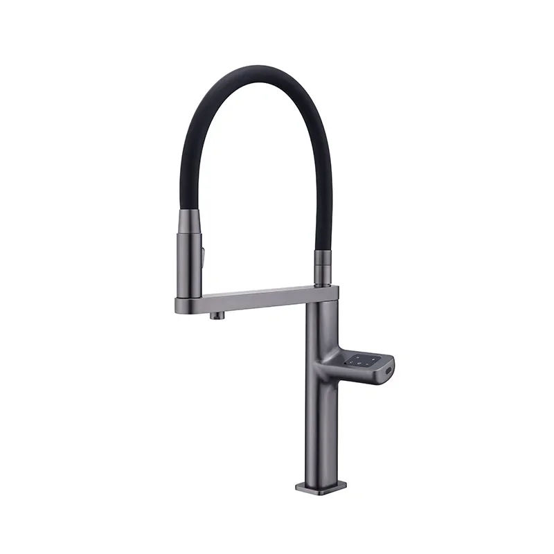 Bathroom Accessories Intelligent Touch Sensing Full Copper Hot and Cold Kitchen Faucet