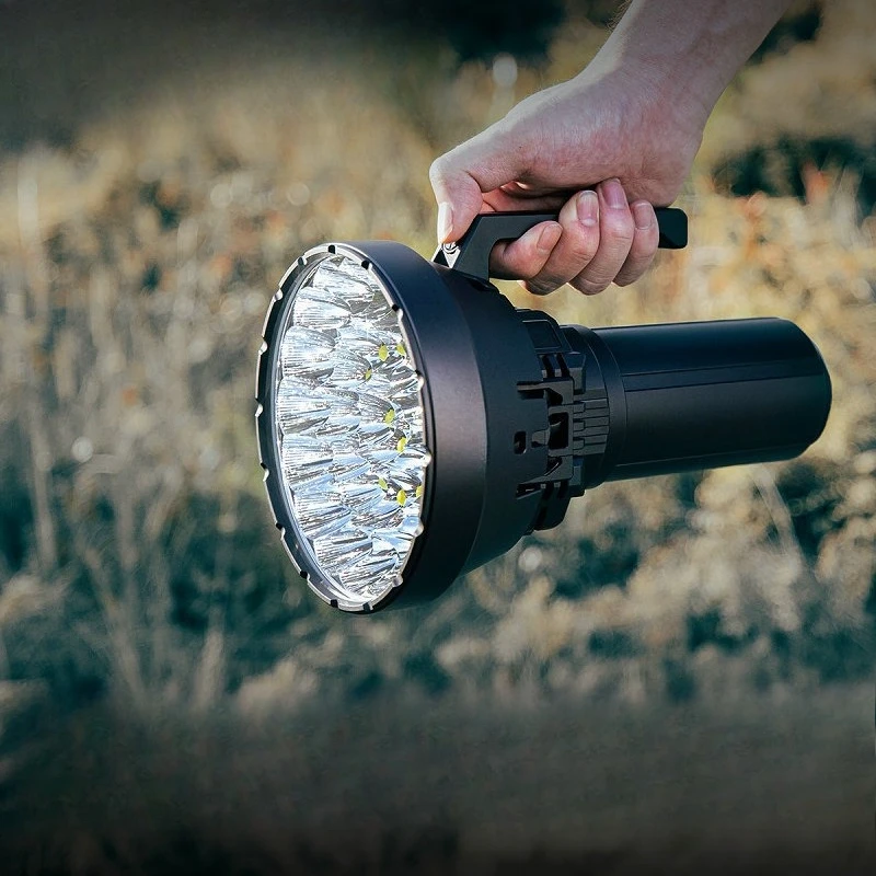 

Flashlight strong light 200,000 lumen direct charging search light Highlight handle searchlight