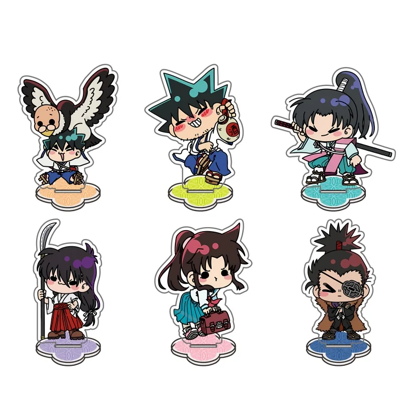 

NEW Samurai Legend character Yaiba Kurogane Takeshi Onimaru Sayaka Mine Shonosuke Kagetora mini Acrylic stand desk ornament