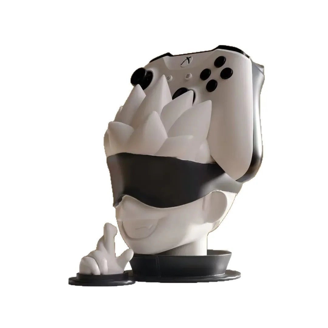 حامل وحدة التحكم في الألعاب، رف معلق، صندوق تخزين PS5، مفتاح، تمثال محيطي WuTiaoWu، ملحقات سطح المكتب Xbox