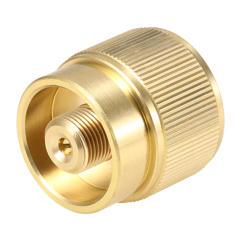 Propane Fuel Tank Adapter Lindal Valve Output Camping Stove Tank Convert  Gas Tank Adapter 1 LB Cylinder Input