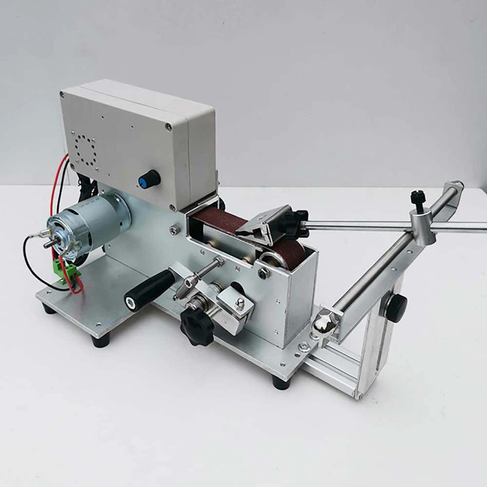 Imagem -06 - Multifuncional Máquina Moedor de Cinto 550w Faca Apontador Lixadeira Máquina Afiar com Ângulo Fixo Sistema de Afiação