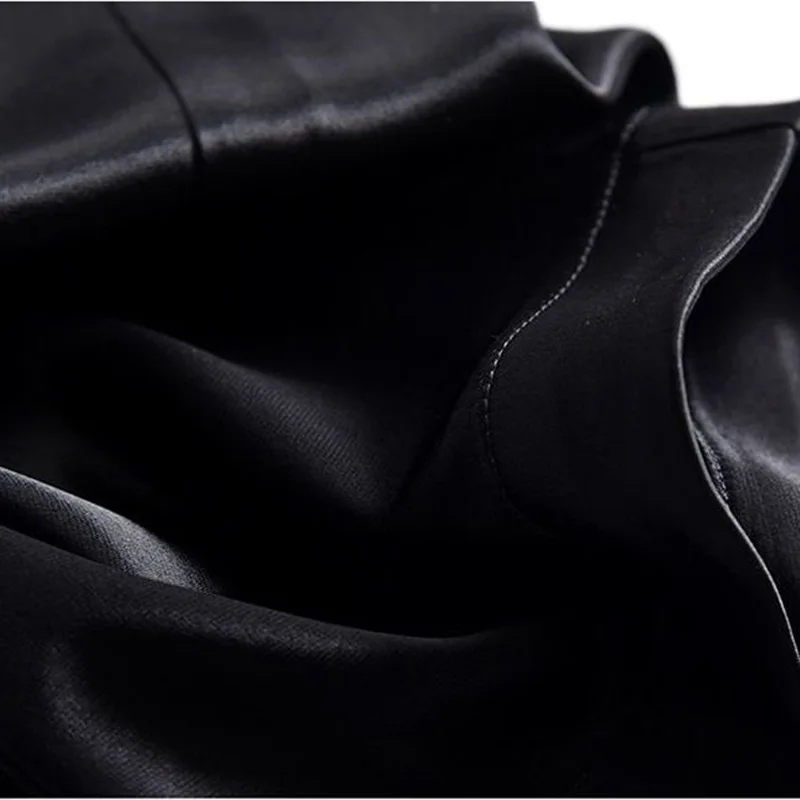 Black Solid Casual Chic Elastic High Waist Loose Wide Leg Women\'s Pants Ankle-Length Pants For Women Clothing Fashion 2024