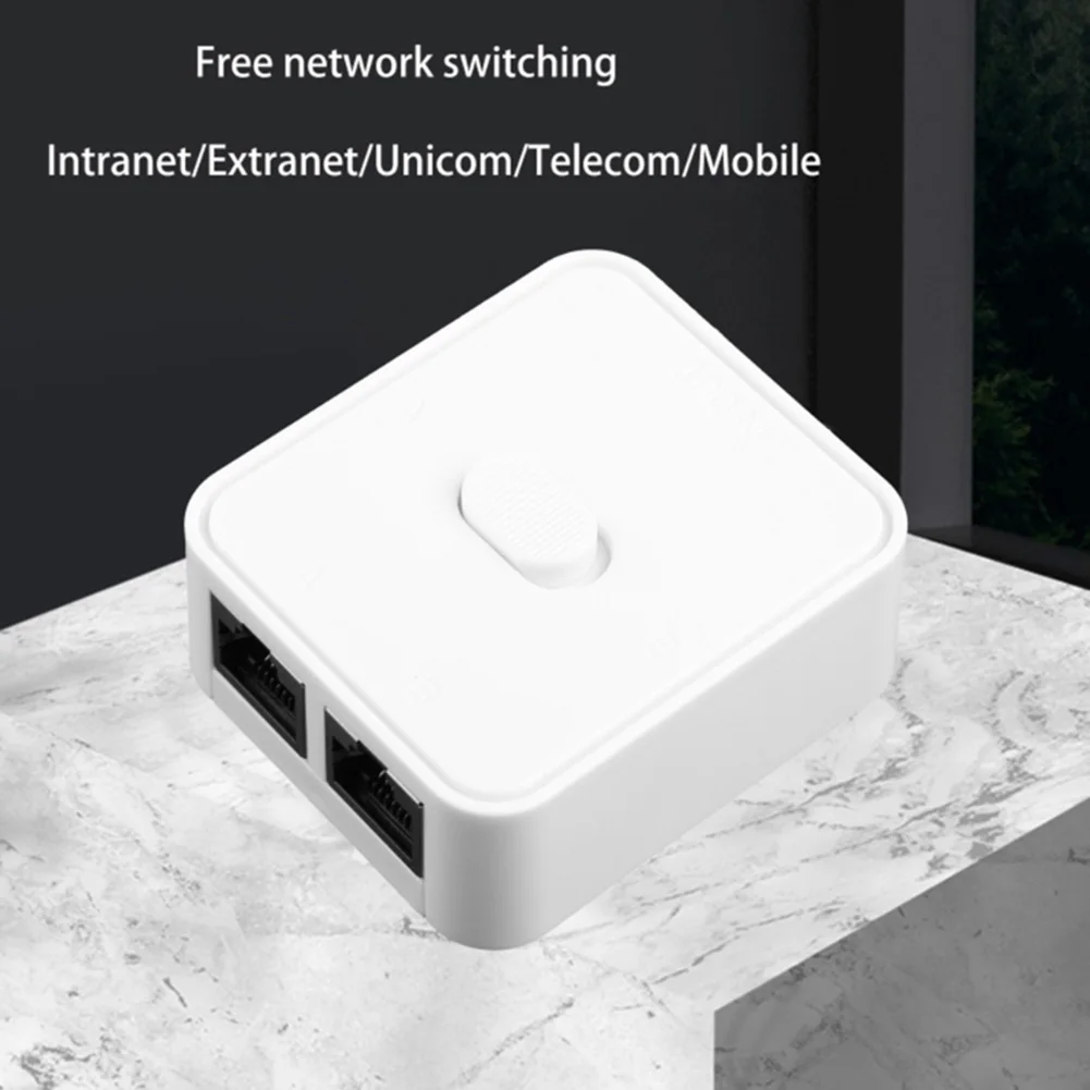 2-портовый сетевой коммутатор RJ45, внутренние внешние сетевые коммутаторы, 2 в 1, выход/1 в 2, гигабитный сетевой распределитель