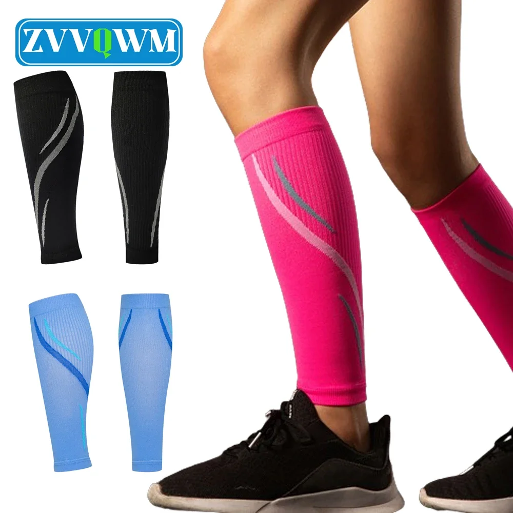 

1Pair Sport Calf Brace Lower Leg Sleeve Women Men Compression Shin Splint Pain Relief Running Leg Sleeve Protection Shin Gym