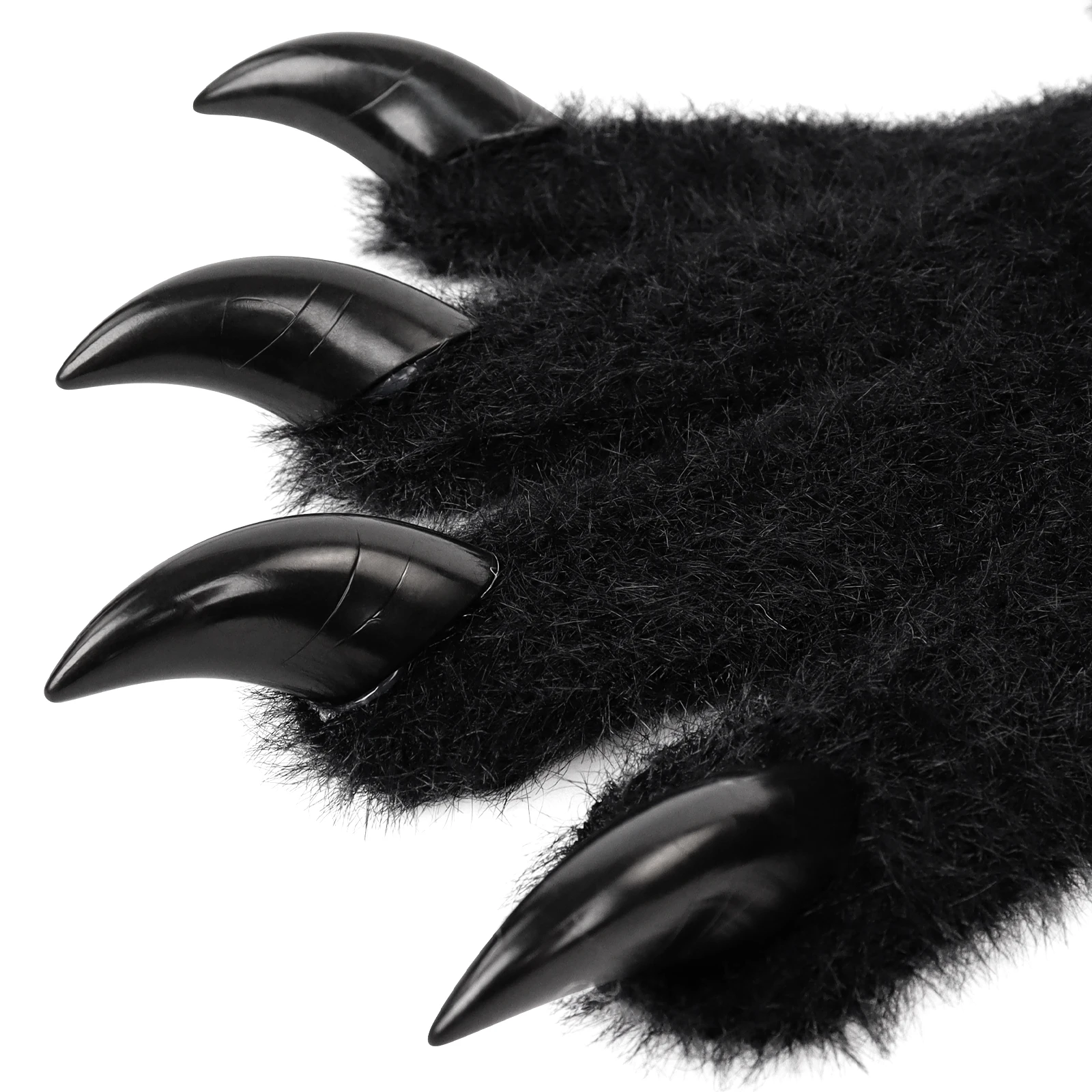 Animal Paw Gloves with Cat Bear Fox Wolf Dog Claws Pads for Party Cosplay
