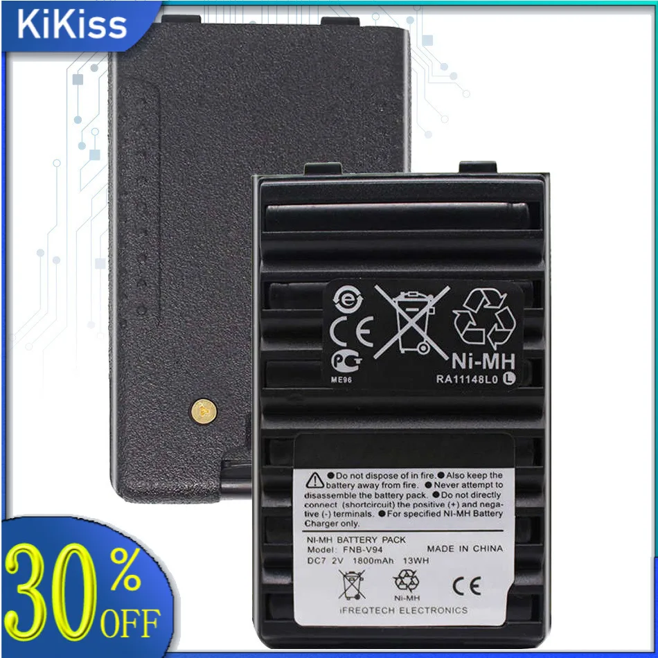Yaesu Vertex Vx210 Vx400 Vx170 Ft-60 Bateira için pil Fnb-V94 Fnb-83 Fnb-V57 Mah
