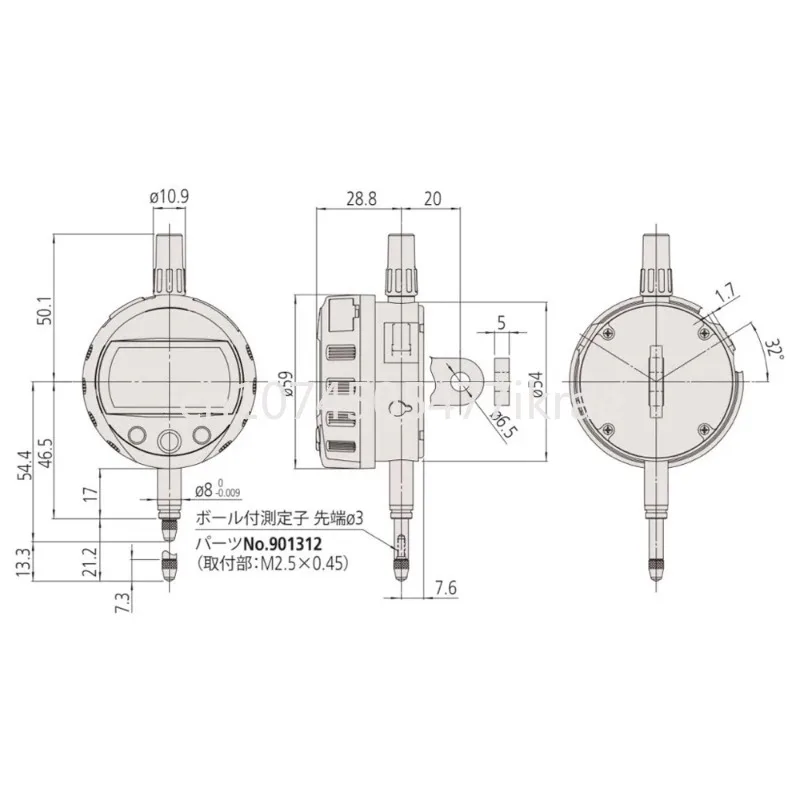 Dial Gauge Absolute Digimatic Indicator 543-392