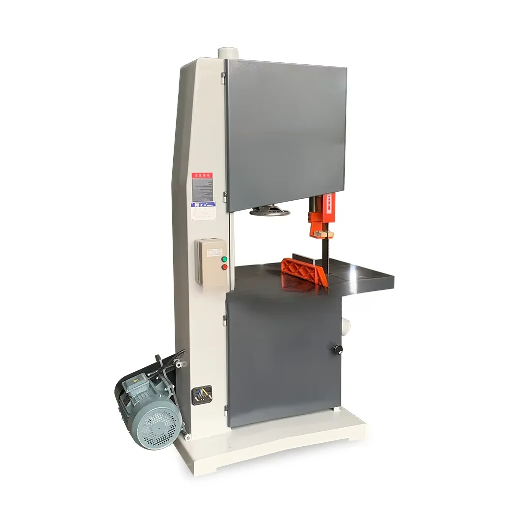 Cutting Band Saw Machine With Manual Pushing  Woodworking Timber Vertical