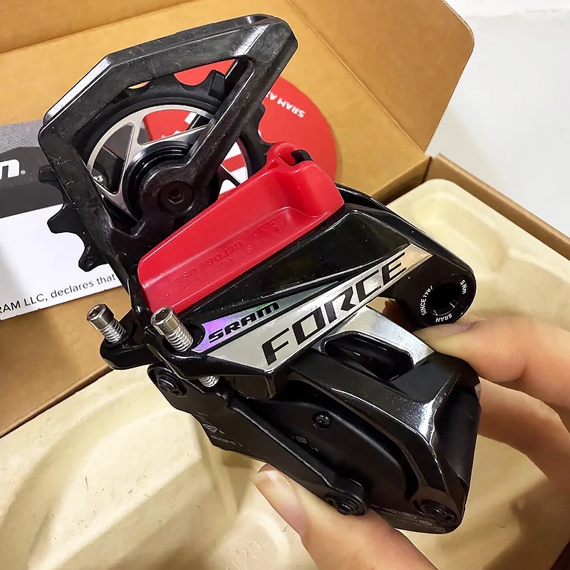 SRAM Force AXS RD-FRC-E-E1 12-Speed Rear Derailleur Wireless Electronic Carbon Cage Road Bike