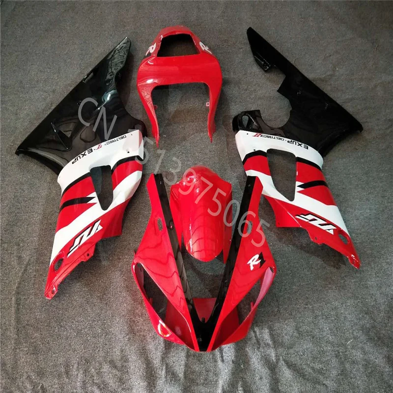 

Motorcycle Fairing fit for YZF R1 00-01 YZF-R1 2000-2001 Injection molding YZFR1 2000 2001 red white black plastics Fairing