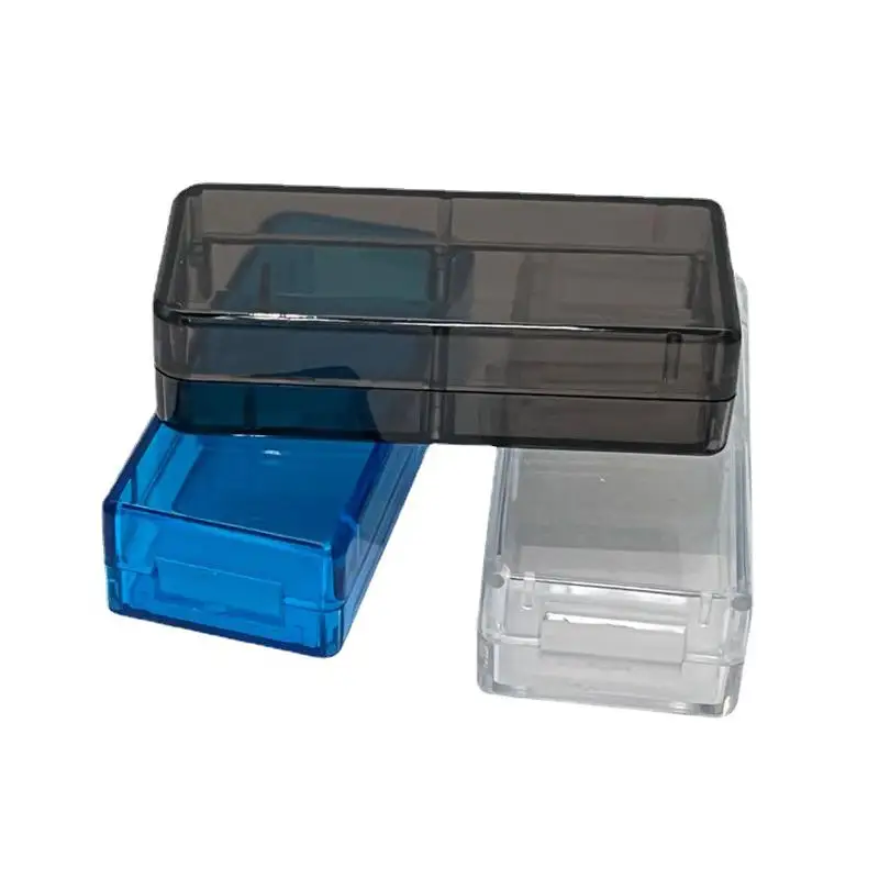 53*24*14mm ABS Box Transparent USB Charger Project Case Plastic Junction Enclosure Housing For Adapter Connector