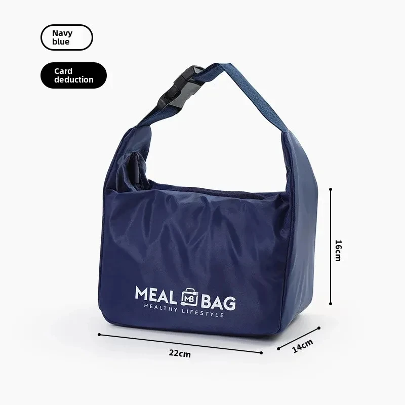 Isolierte wasserdichte Lunchtasche mit verdickter Aluminiumfolie, tragbare tragbare Thermo-Lunchbox für Büroangestellte und Studenten – Detail 7