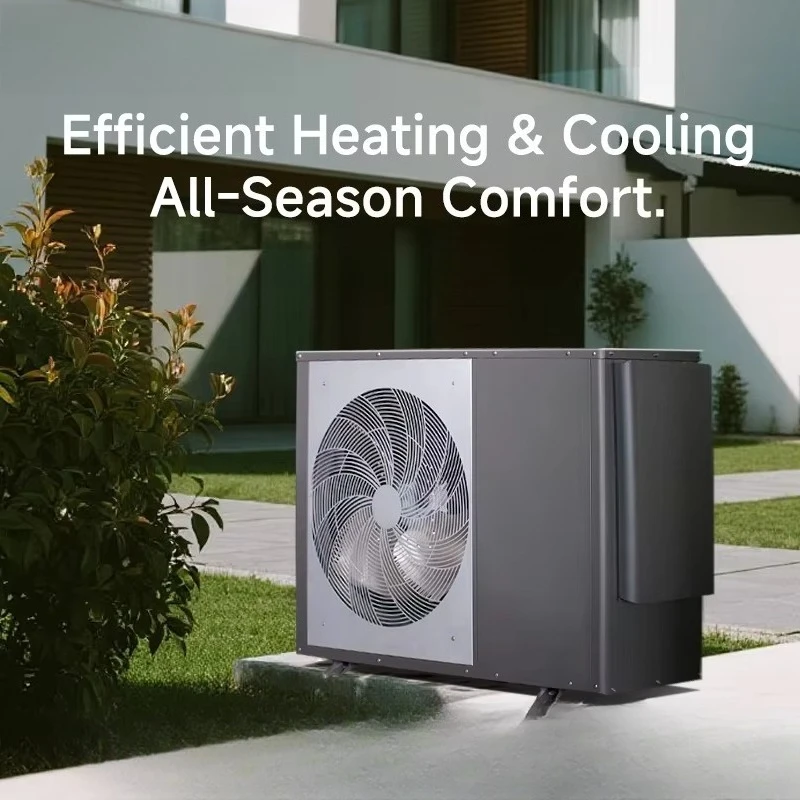 R32 16kW Air Source Heat Pump for Hotel & Outdoor Use Thermal Water Heater with Heating/Cooling High Efficiency Metal Housing
