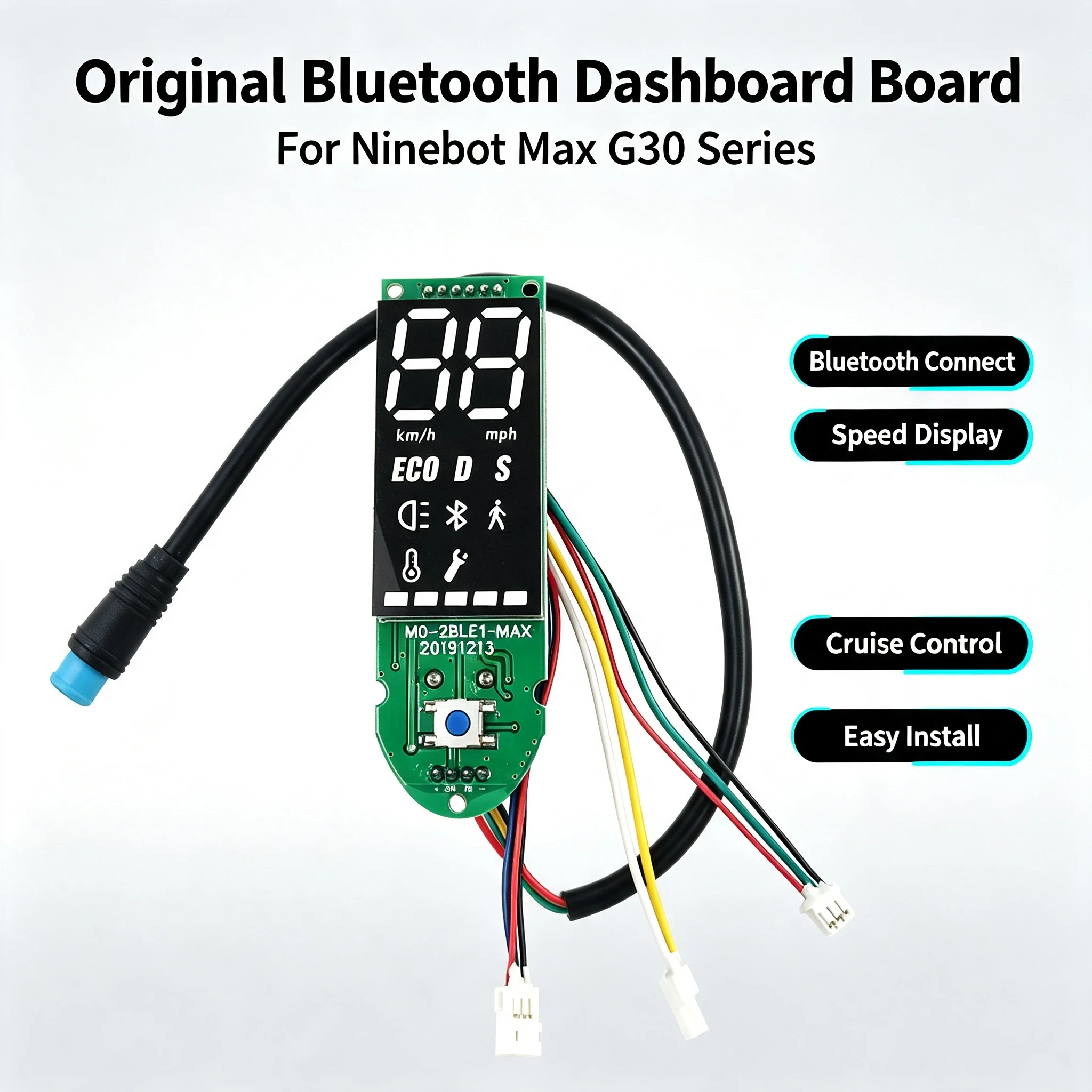 Replacement Dashboard Circuit Board For Ninebot Max G30 Kickscooter Electric Scooter Bluetooth Display Screen Panel Repair Parts