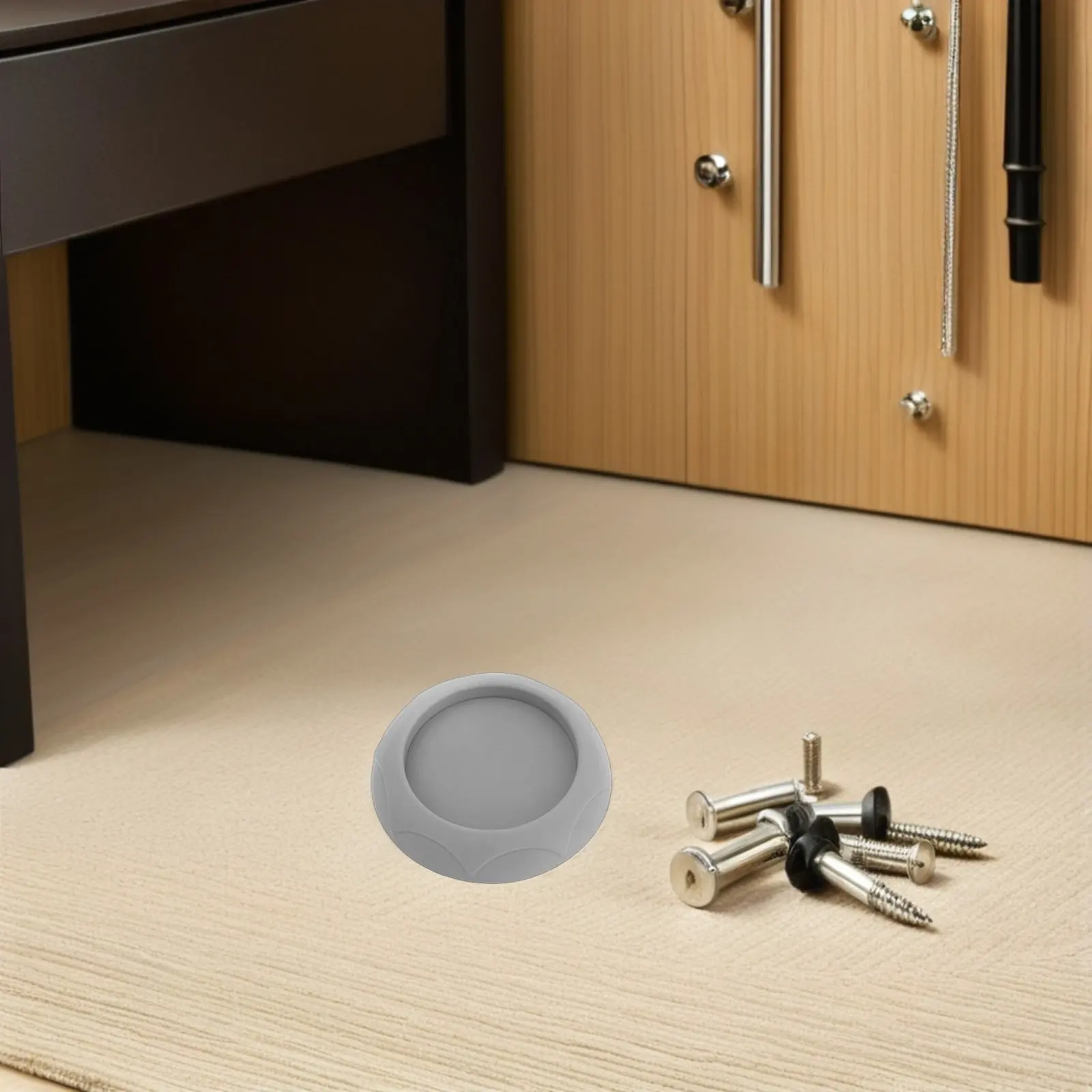 6Pcs Child Safety Gate Wall Pads Door Protector Bumpers Baby Gate Protective Cups Wall Guards for Home Fence Protector - view 3