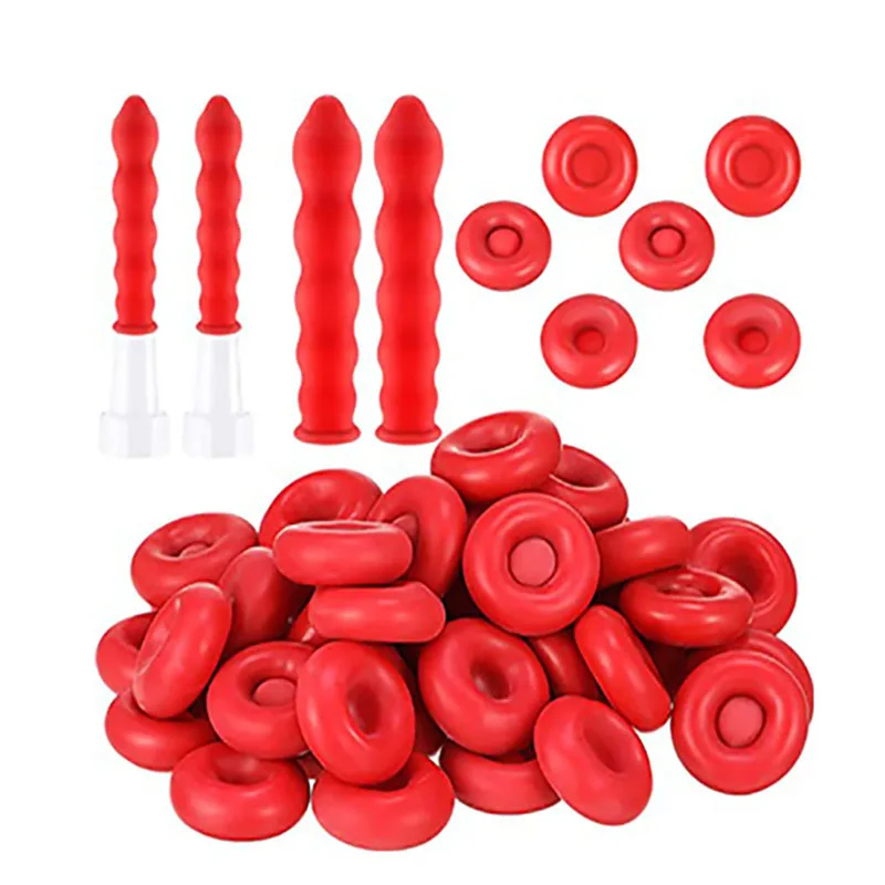 

10Pcs Caulking Gun Nozzles Cap Red Caulk Saving Caulk Saver Tube Covers for Sealing Preserving Finishing Construction Tools