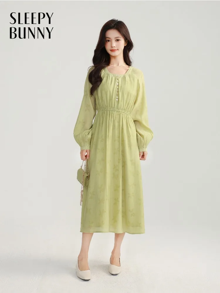 

Женское шифоновое платье макси с цветочным принтом и U-образным вырезом для женщин, элегантное свободное длинное платье с высокой талией, повседневная одежда для ранней весны, повседневная одежда для отдыха