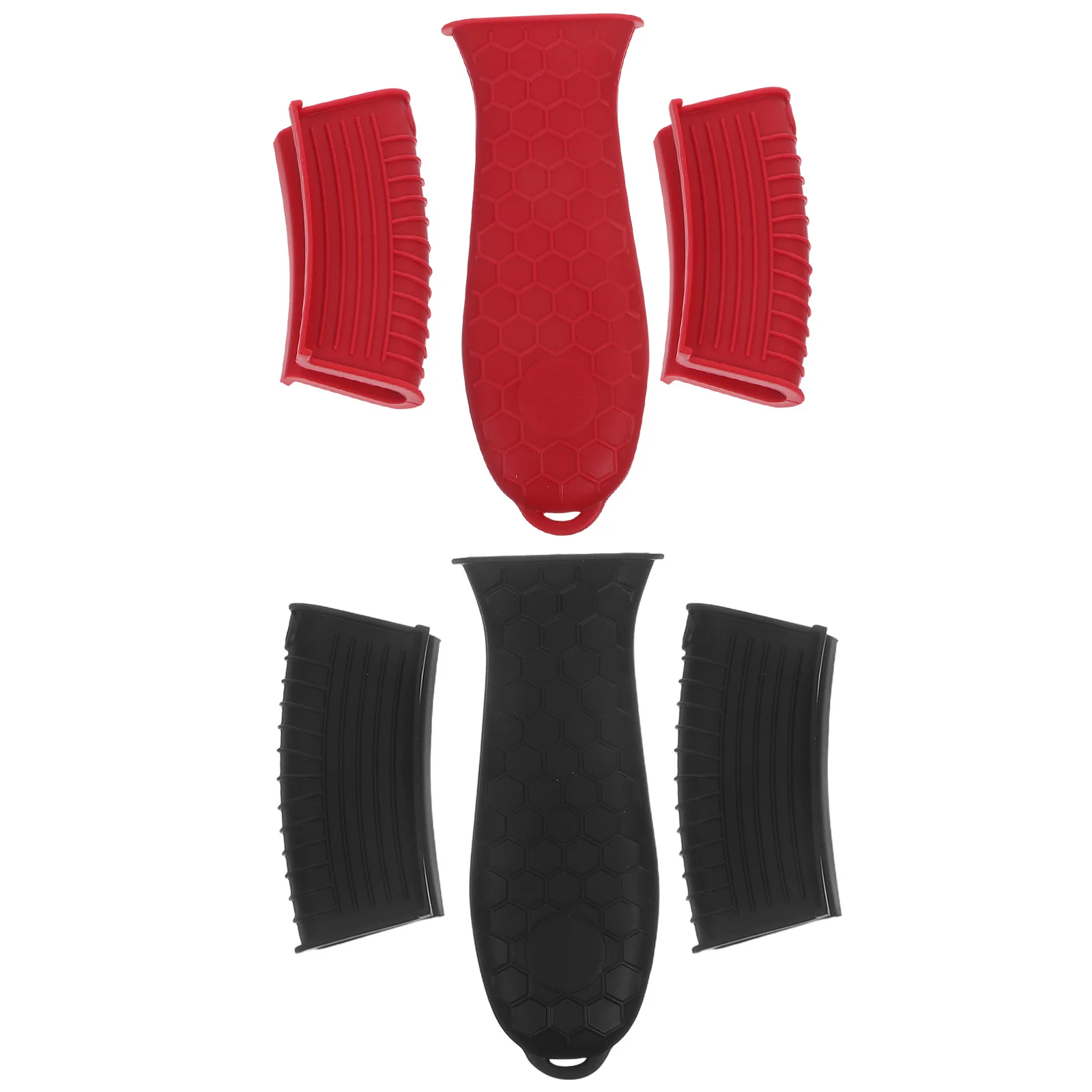

6Pcs Silicone Pot Handle Covers Heat Resistant Non Slip Silicone Grips for Pan Handle Sleeves Cast Iron Skillet Frying Pan