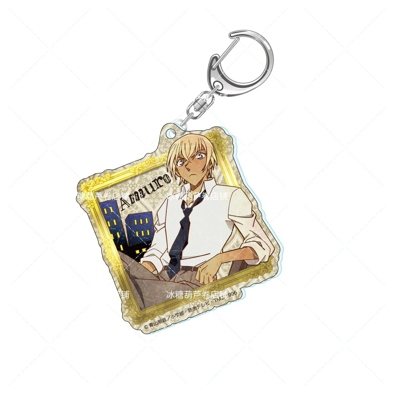 명탐정 코난 코스프레 아크릴 펜던트 레트로 스타일 시리즈 열쇠고리 소프트 주변기기 애니메이션