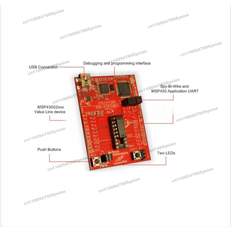 MSP-EXP430G2 Development Board Evaluation Board Kit Programmer TI LaunchPad M430G2553