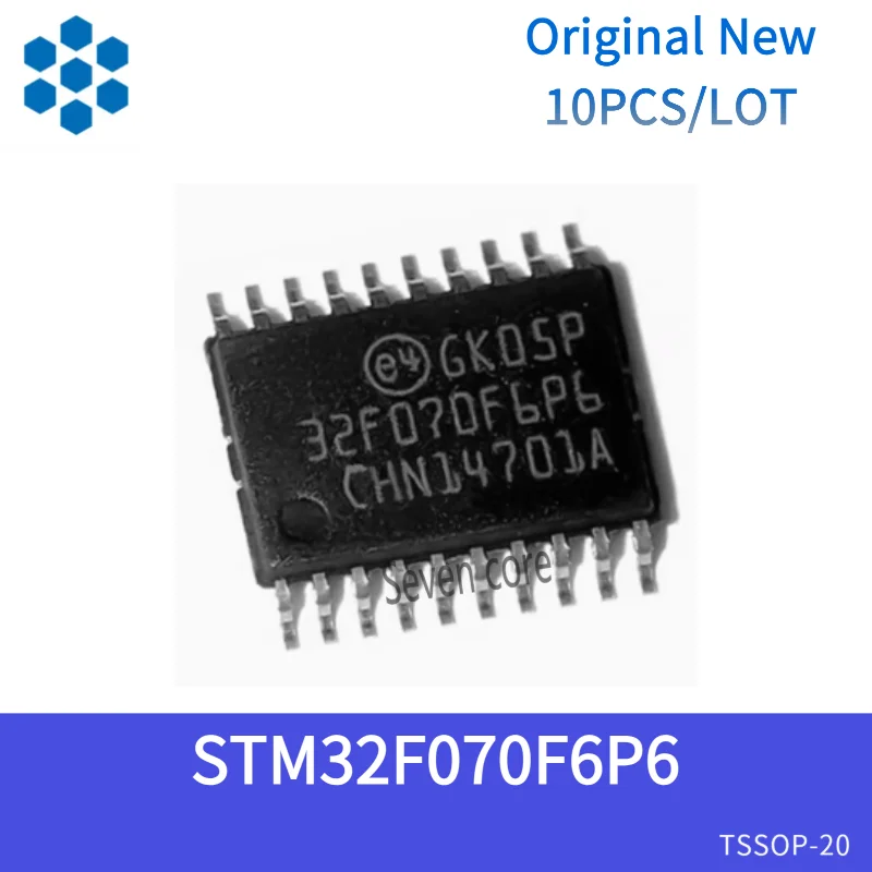 

Оригинальный новый 10 шт./лот STM32F070F6P6 TSSOP-20 ARM Cortex-M0 32-битный микроконтроллер MCU