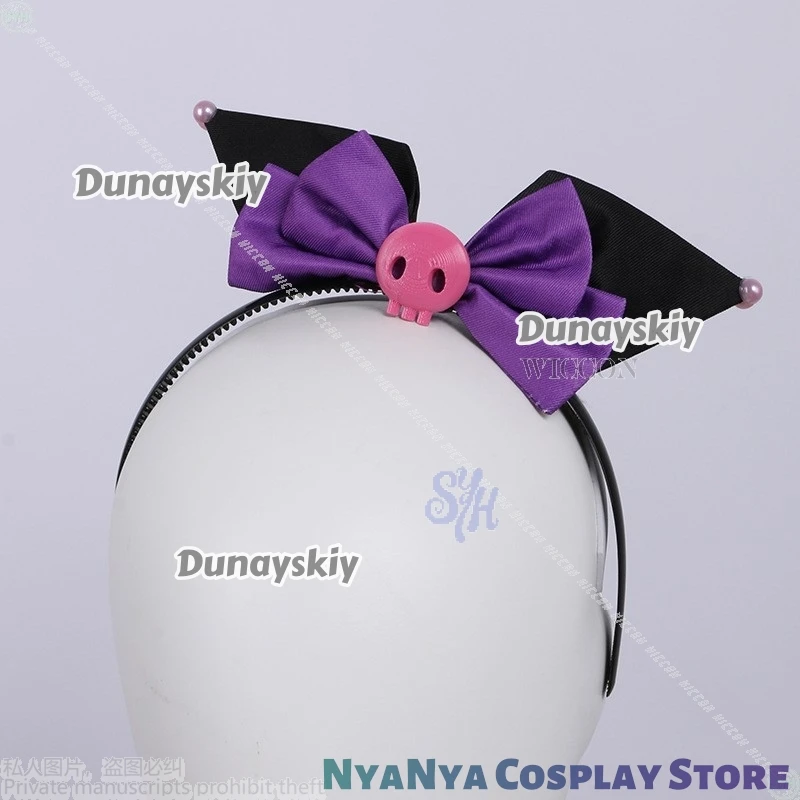 Ebizuka Tomo تأثيري أنيمي الفتيات الفرقة صرخة زي أسود أرجواني JK تنورة شعر مستعار أغطية الرأس امرأة مثير كرنفال هالوين البدلة