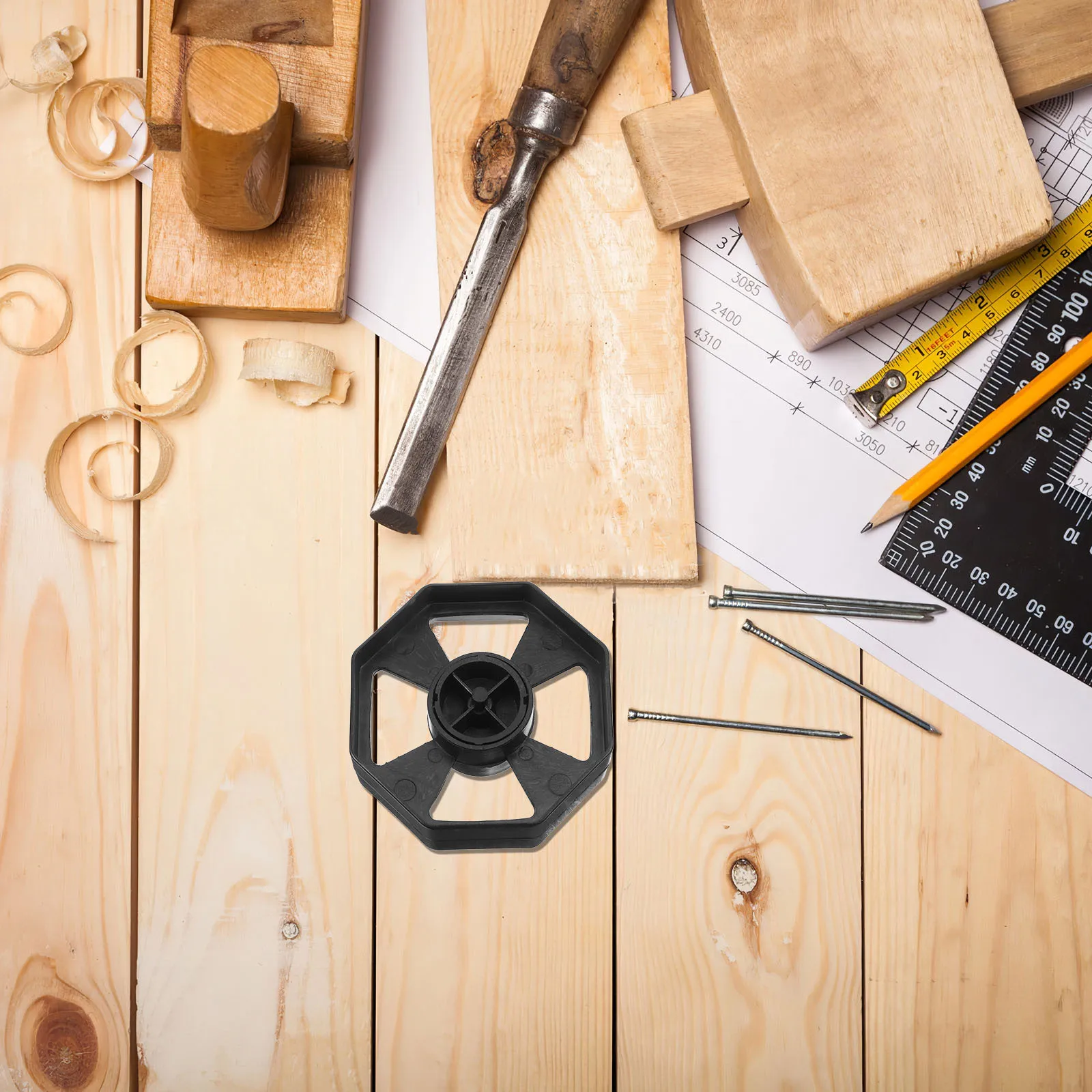 3 مجموعات من حامل الشريط المكتبي، جزء بديل للعجلة الدوارة، موزع سلس، خفيف الوزن للاستخدام المنزلي والمكتب