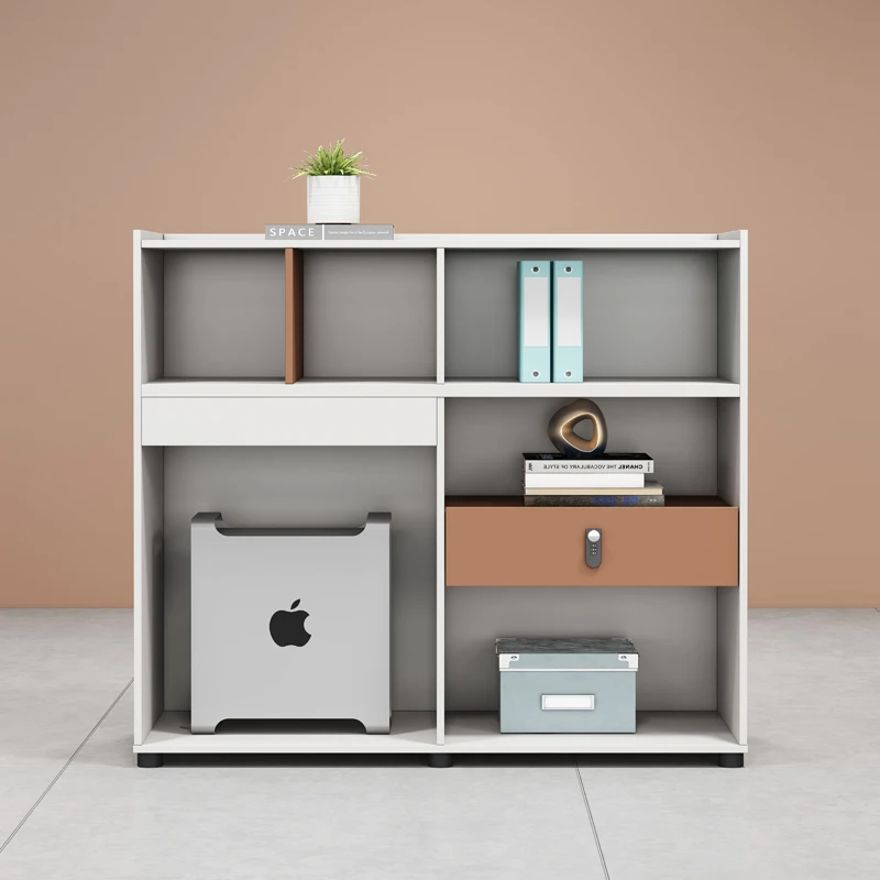 Custom Modern Luxury Filing Cabinets Living Room Wooden Bookshelf Display Office Storage