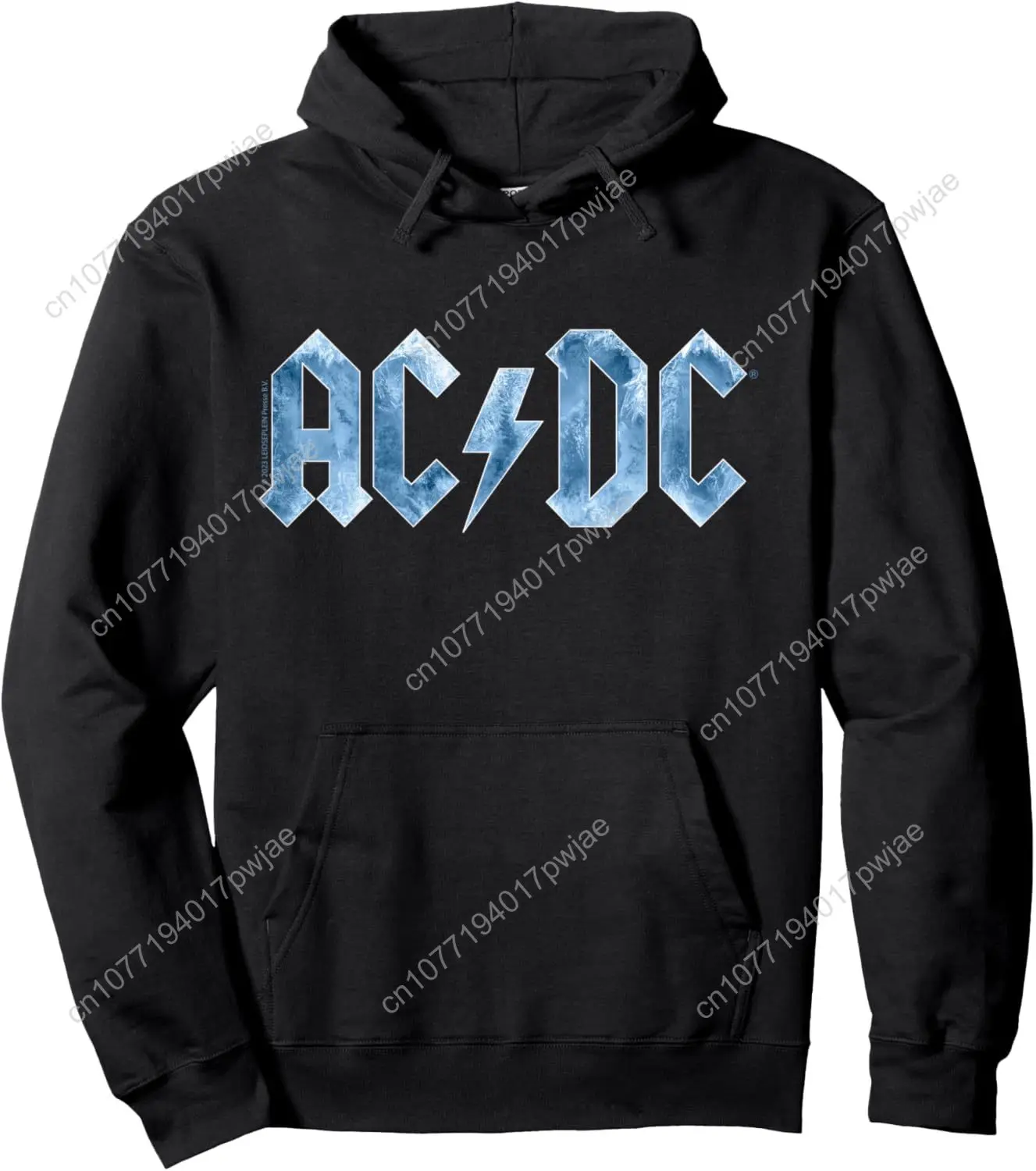 

AC/DC Rock Music Band Blue Ice Logo Pullover Hoodie