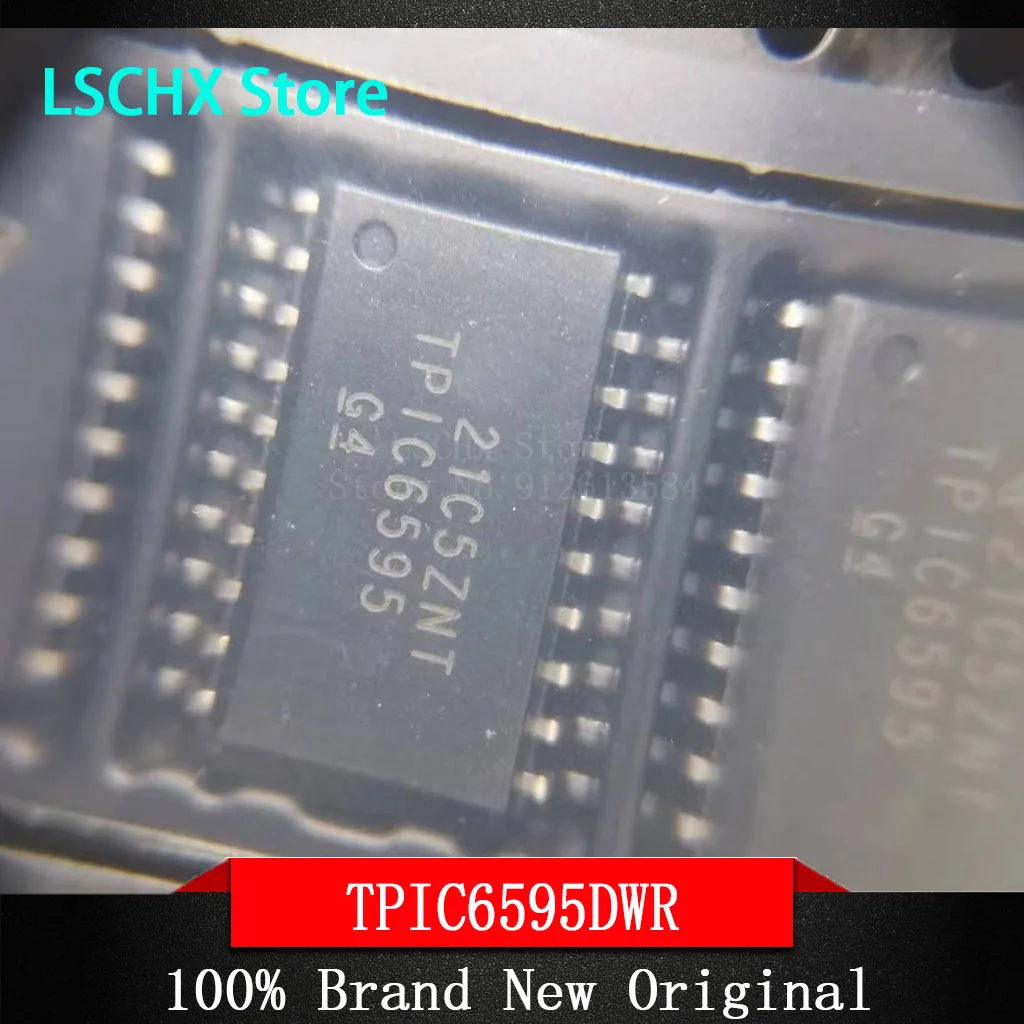 5pcs TPIC6595DWR TPIC6595DW TPIC6595DWG4 TPIC6595DWRG4 SOIC-20 250mA/ channel 8-bit shift register