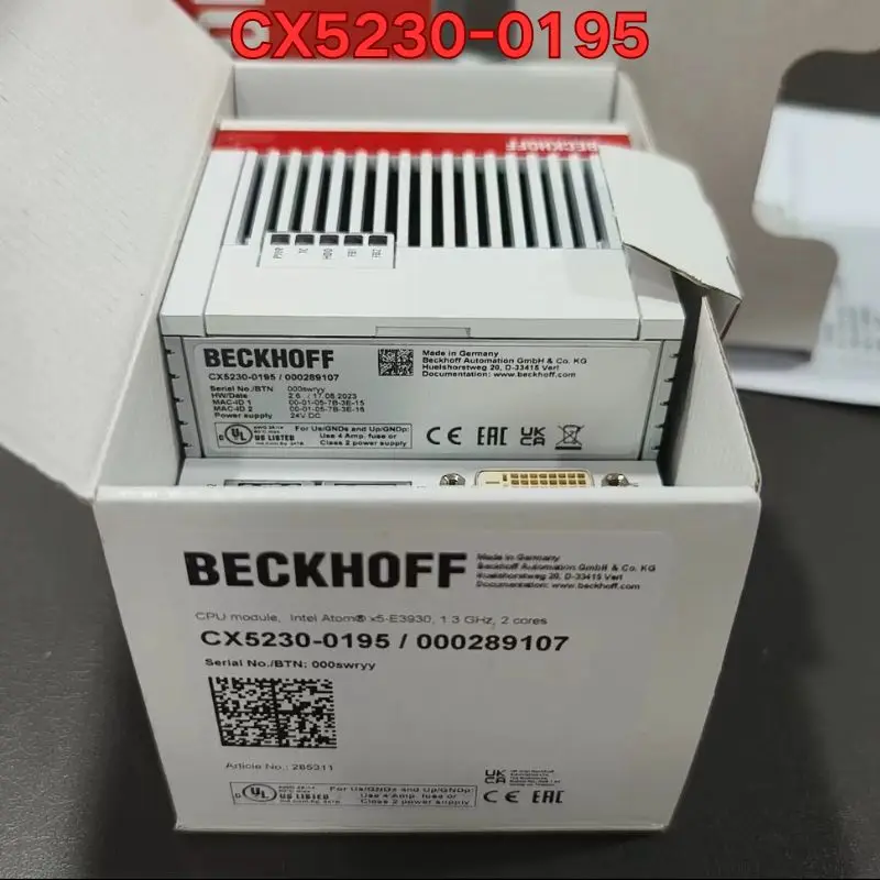 

New Beckhoff plc module CX5230-0195