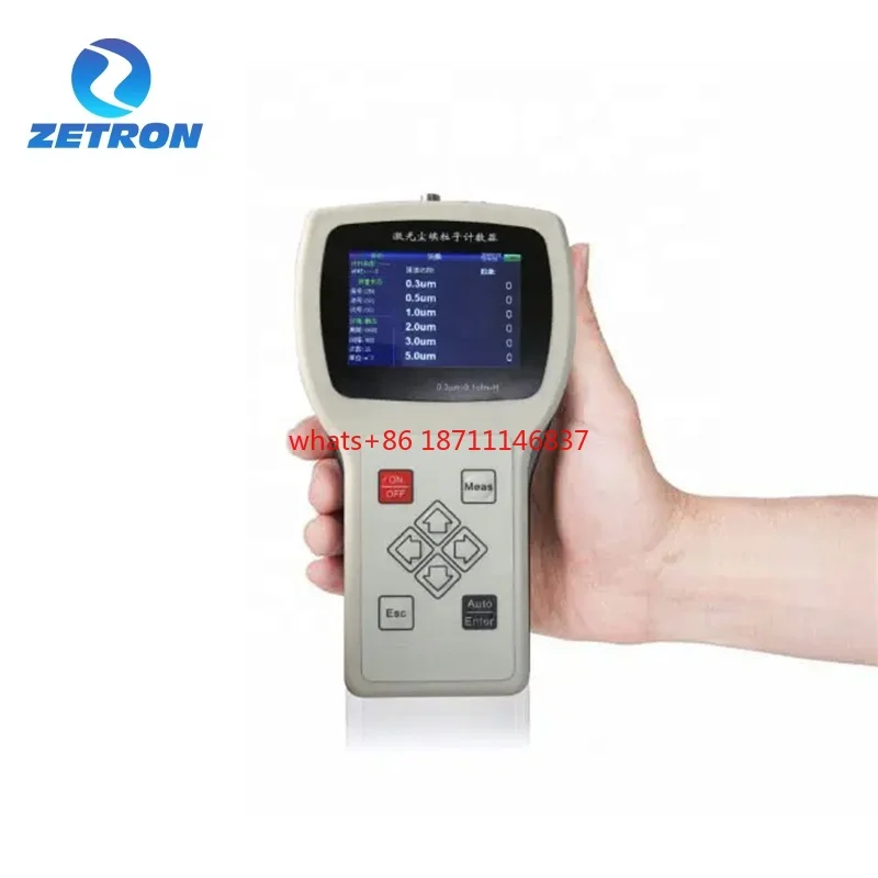 Zetron H630 Handheld Laser Dust Particle Counter in Industrial Air Quality Measurement