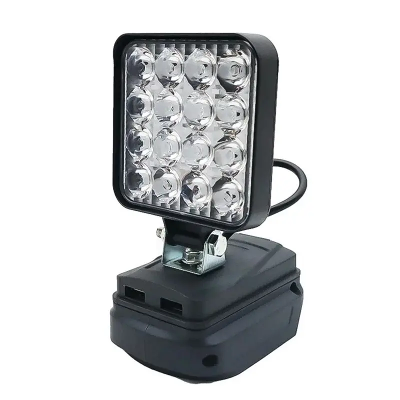 ABZZ-16 LED Work Light Spotlights Outdoor Work Fishing Handheld Emergency Tool Light For 18V Lithium Battery