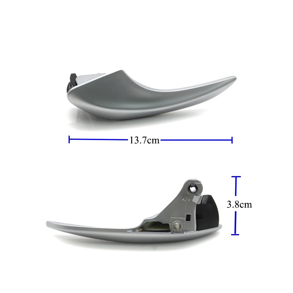 Interior Car Opening Door Handle Silver Left Right Pull Handle Trim For Benz C GLC EQC Vito E S Class W205 W253 W293 W447 W213