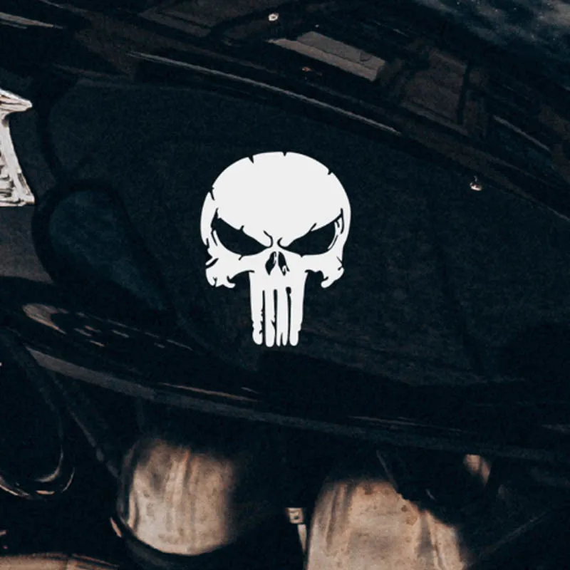 

Laptop Sticker Skull Totem Graffiti Motorcycle Car Stickers Waterproof Reflective Decals for Fuel Tank Bumper Windshield Decorat