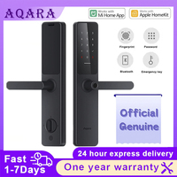 Original Aqara Smart Door Lock A100 Pro Zigbee Bluetooth 5.0 NFC Card Lock Smart Fingerprint Unlock Work with Apple Homekit APP