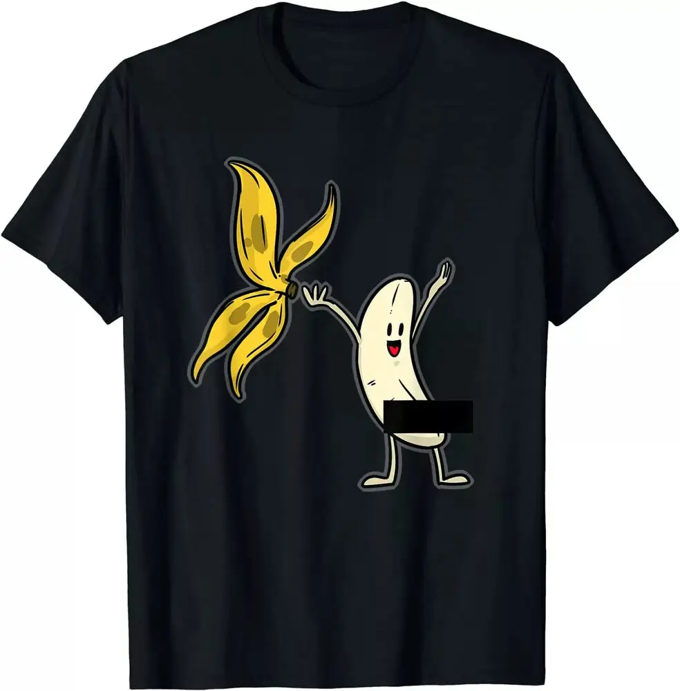 Funny Banana Censor Premium Gift Idea Tee T-Shirt Size Anime Graphic T-shirts For Men Clothing Women Tees