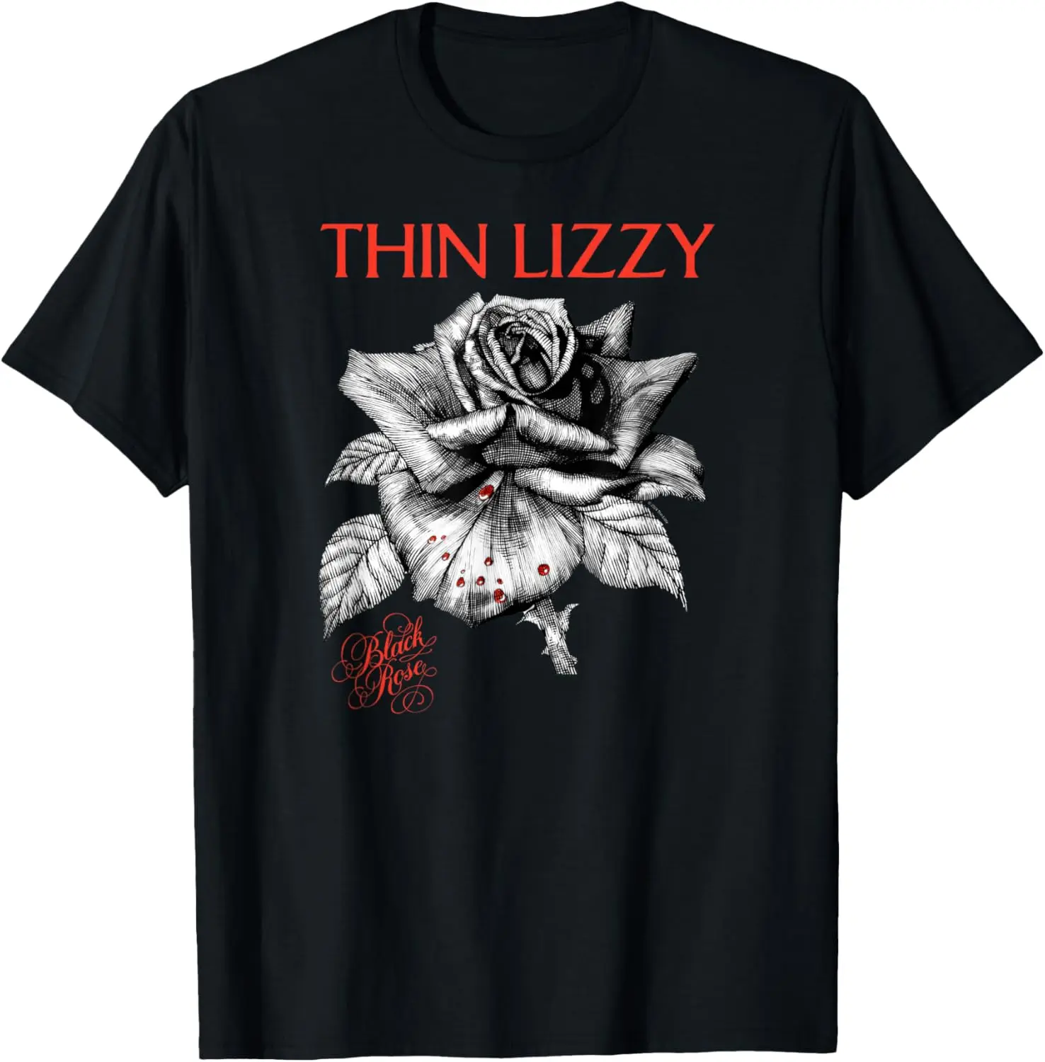 

Thin Lizzy – Black Rose Album Tracklist T-Shirt