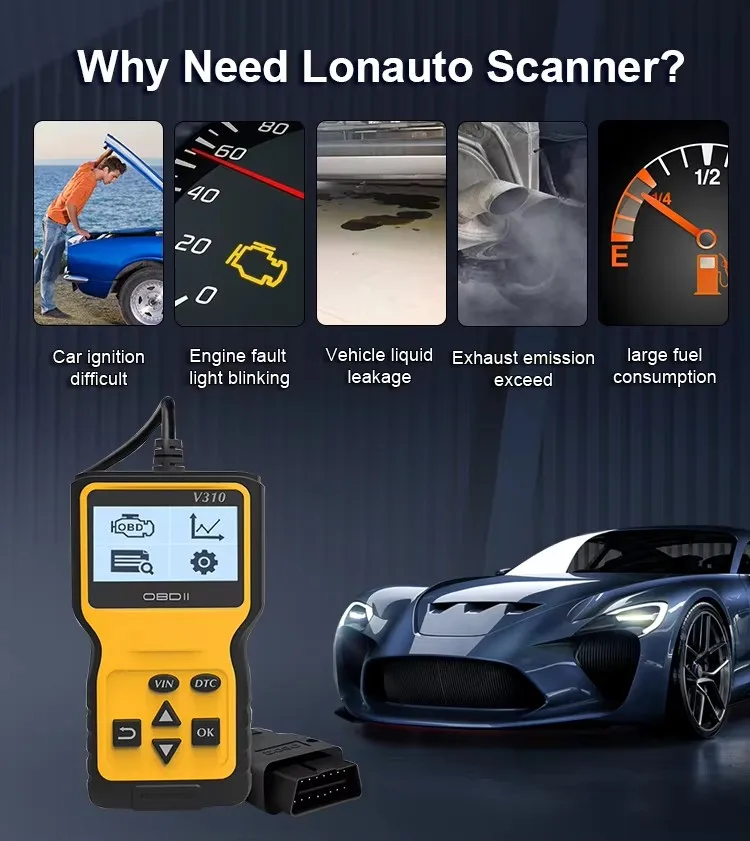 Рисунок 6 - Универсальный считыватель кодов OBD V310