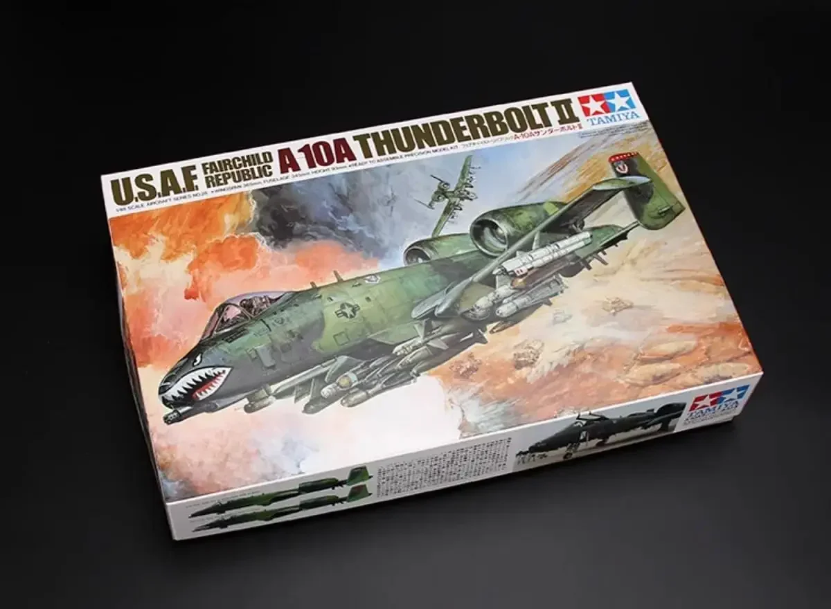 Kit de modelo de avión ensamblado TAMIYA 61028 Avión de ataque americano A-10A 1/48