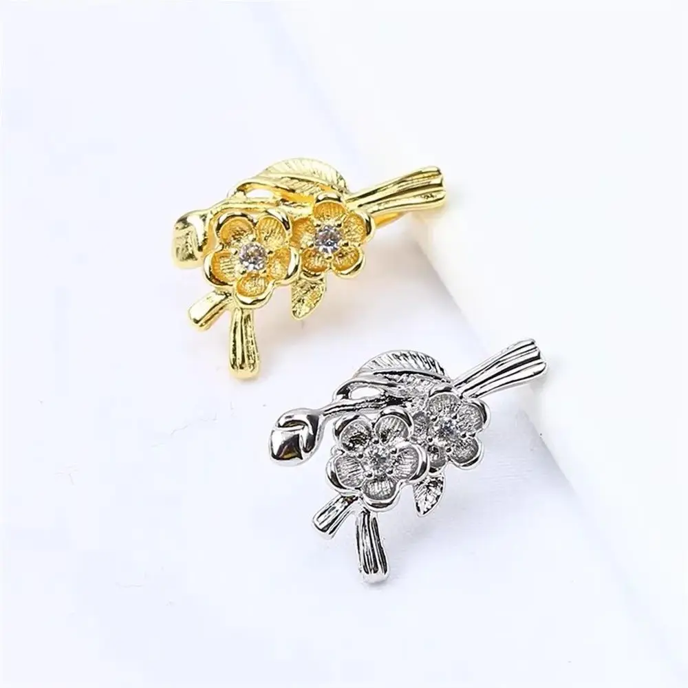 

19 Style Half Hole Eye Pins Beads End Caps Top Drilled Pendant Bails Connector For DIY Jewelry Accessories No Pearl No Chain