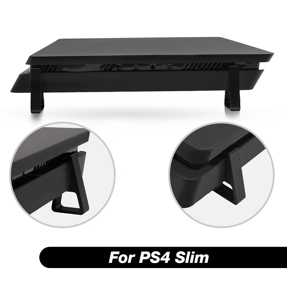 4Pcs Console Holder Cooling Legs Stand Bracket Heighten Support Feet Base Flat-Mounted Feets For PS4 /Pro/Slim Accessories