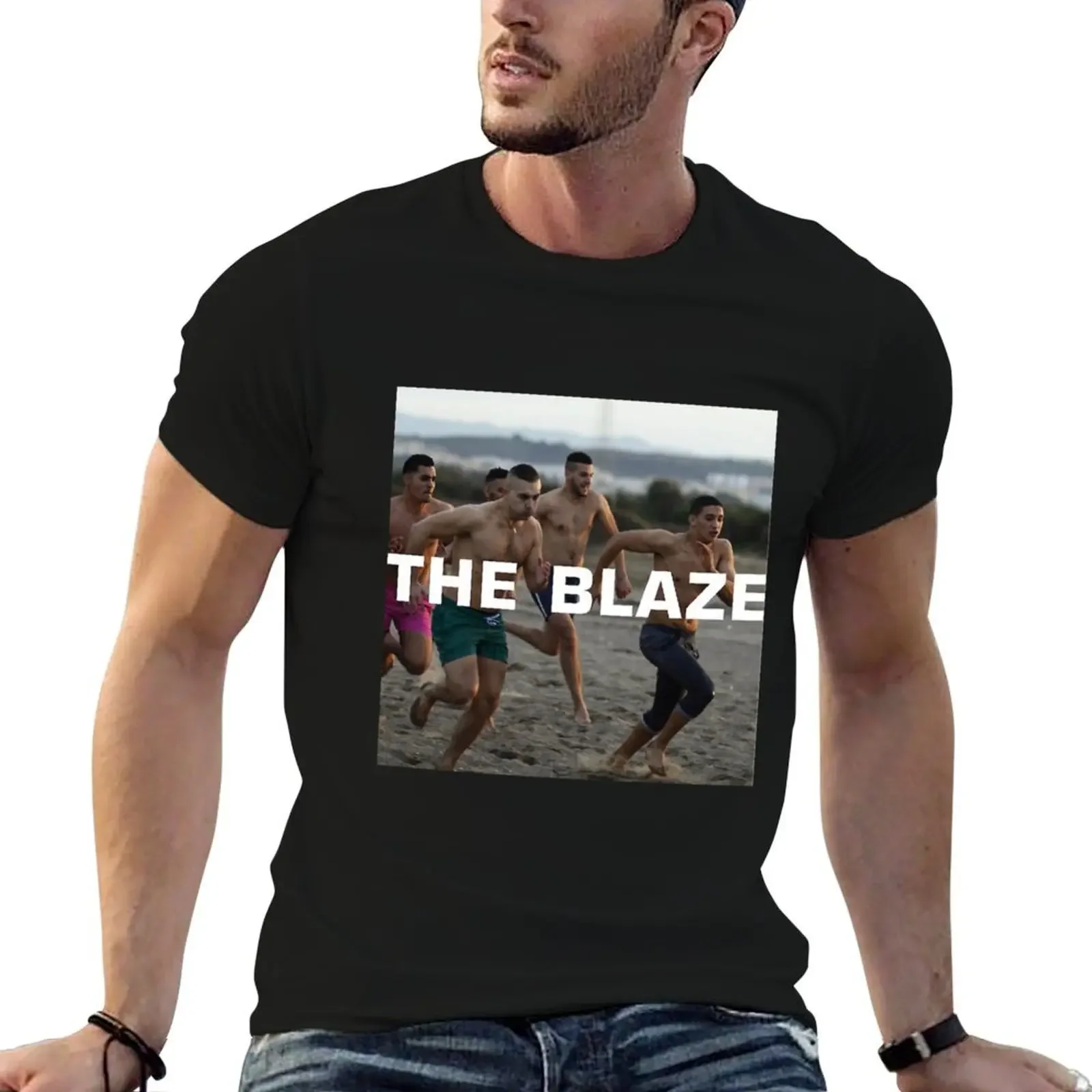 THE BLAZE TERRITORY POSTER Photographic Print T-Shirt custom shirt basketball graphic tees designer t shirt men