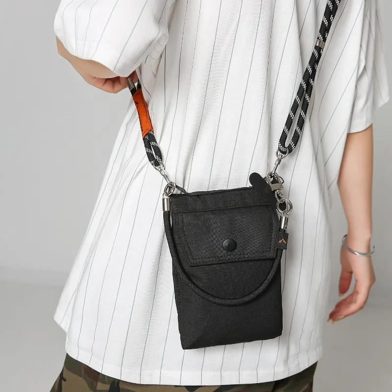 Fashion Vertical Phone Bag Portable Storage Pouch Crossbody Sling Bag for Men Women Simple Leisure Outdoor Sports view 4