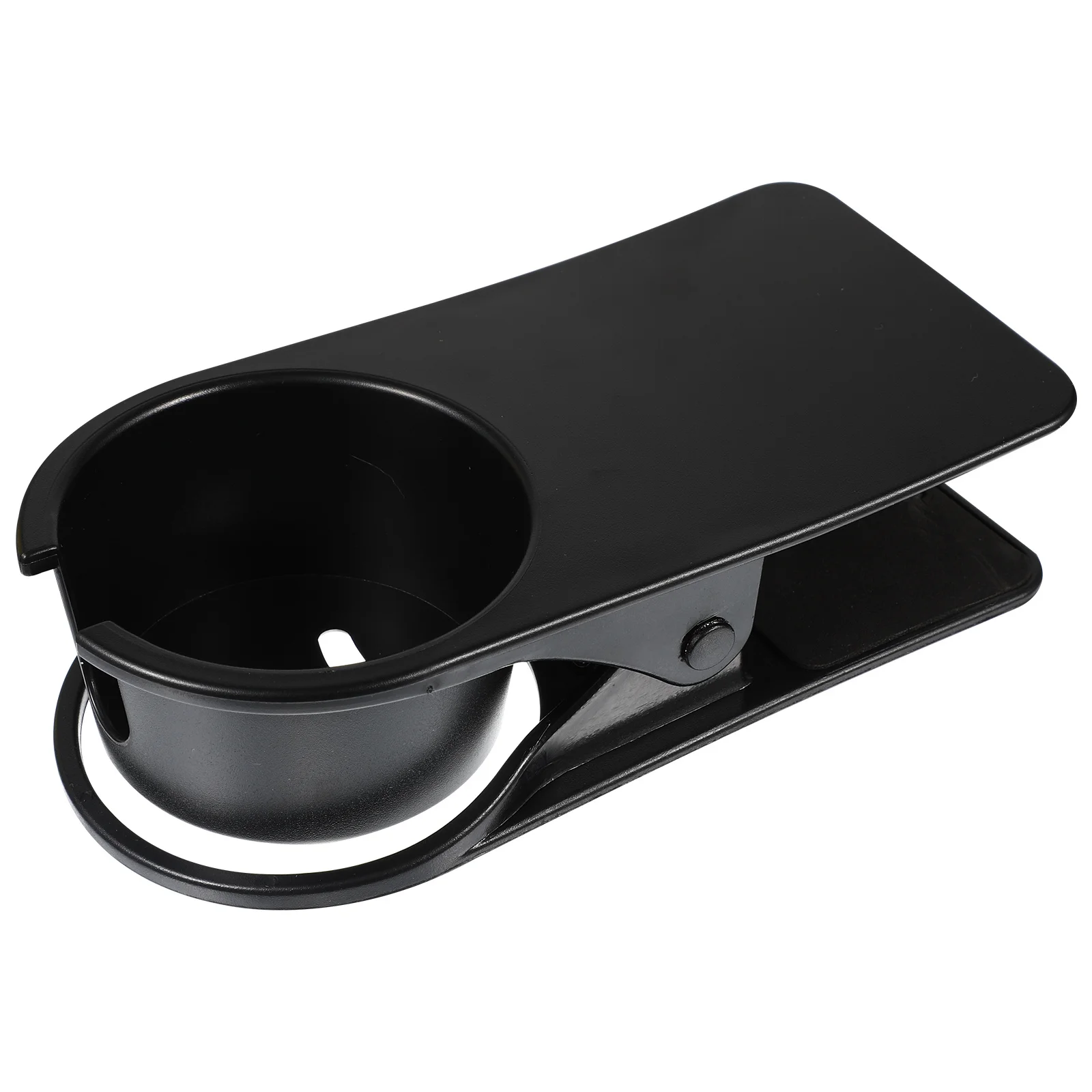 Portabicchieri Clip Organizzatore laterale da scrivania Facile installazione Senza trapano Home Office Car 1 pezzo Portabicchieri Clip da tavolo Portabottiglie