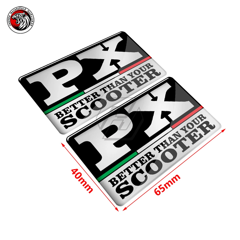 

3D Motorcycle Sticker Fit for Piaggio Vespa Scooter PX125 PX150 PX200 PX 125 150 200