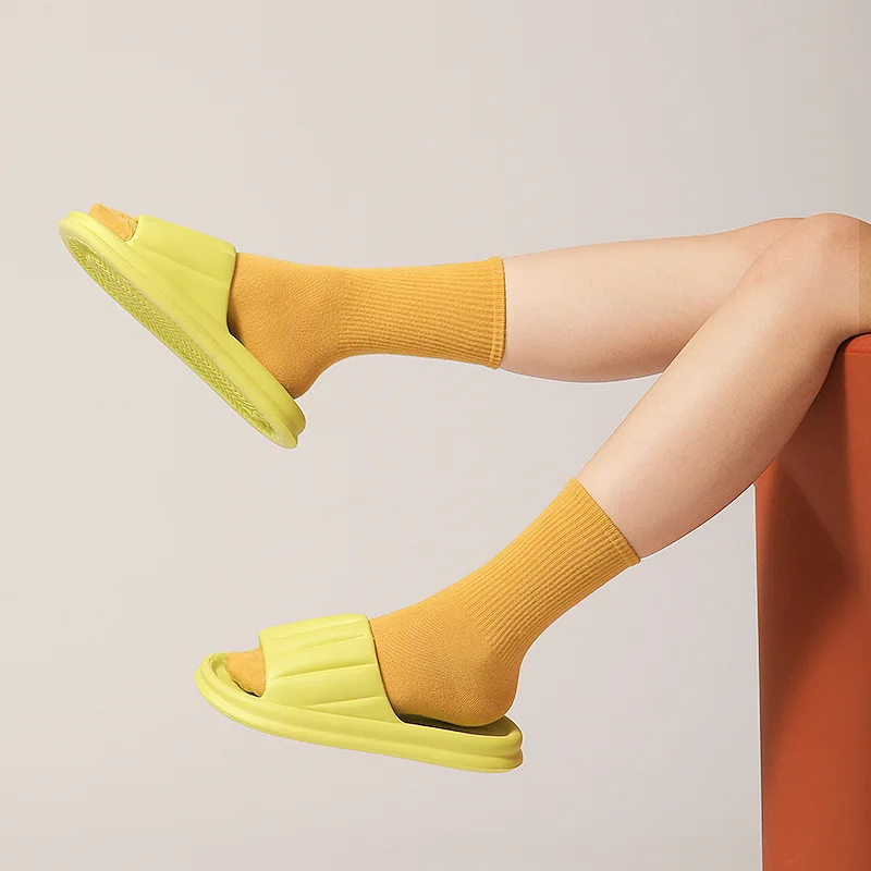 New Summer Cool Slippers EVA Material Home Indoor Feet Feeling Slippers Ultra Light